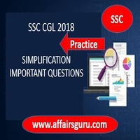 SSC CGL Simplification Important Questions