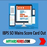 IBPS SO Mains Score Card