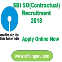 SBI SO Contractual Notification 2018 Out