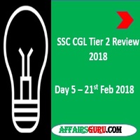 SSC CGL Tier 2 Exam Review 20st February 2018 AffairsGuru