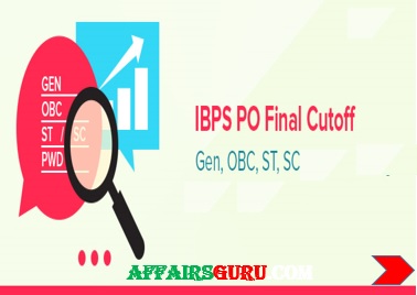 IBPS PO Cut Off 2017-18