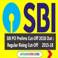 SBI PO Prelims Cut-Off 2018 - AffairsGuru