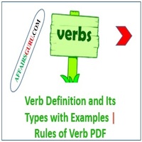 Verb and Its Types With Examples - AffairsGuru