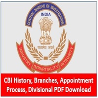 CBI History, Branches, Appointment Process, Divisional PDF Download
