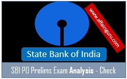 SBI PO Prelims Exam Analysis