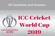 GK Questions and Answers on Cricket World Cup 2019