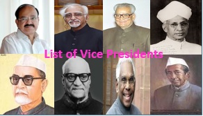List of Vice Presidents in India